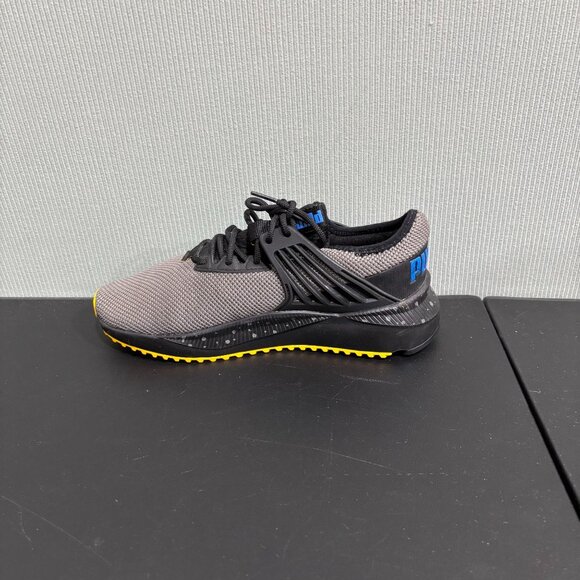 Puma Gray & Black Sneakers With Yellow Sole Womens US 7C SoftFoam - Picture 2 of 12